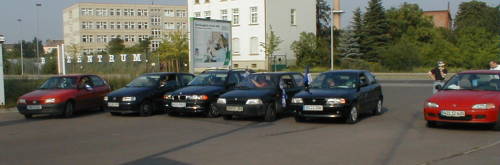 Die teilnehmenden Autos: